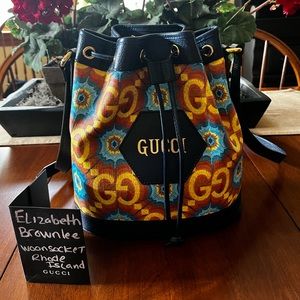 GUCCI 100 GG Ophidia Supreme Kaleidoscope Mini bucket bag NWT LIMITED RARE NEW